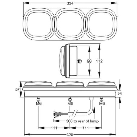 Feu arrière BRITAX L1301LB