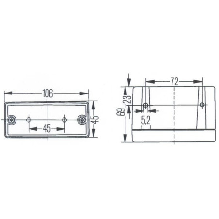 Feu anti-brouillard HELLA 2NE006609001