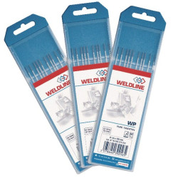 Etui de 10 électrode WL20 diamètre 1,6mm WELDLINE WP10016