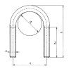 Étrier UNIVERSEL UBM8422