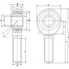 Embout de bielle INA/FFAG GAKR6PBAINA