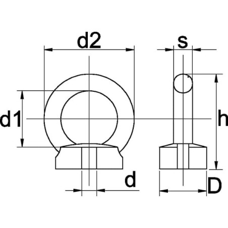 Écrou M20 UNIVERSEL 58220RVSP001