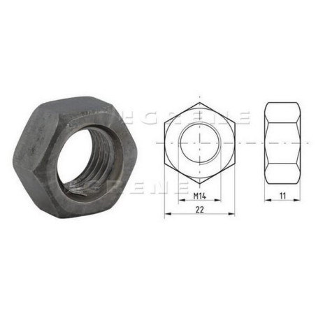 Écrou hexagonal M14x2,00 UNIVERSEL 93414B