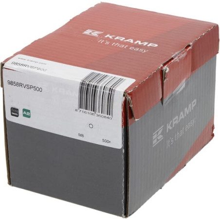 Écrou hexagonal autobloquant UNIVERSEL 9858RVSP500