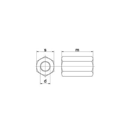 Écrou d'assemblage M20x2,50 UNIVERSEL 633420RVSP001
