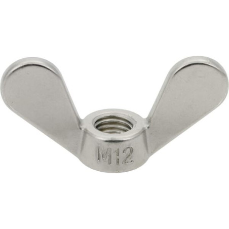 Écrou à ailettes M12 UNIVERSEL 31512RVSDINP010