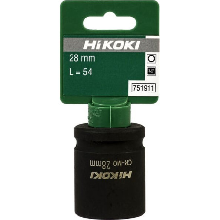 Douilles à choc 3/4-28mm HIKOKI 751911