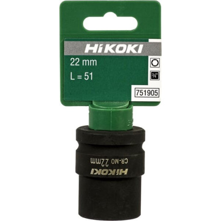 Douilles à choc 3/4-22mm HIKOKI 751905