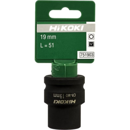 Douilles à choc 3/4-19mm HIKOKI 751903