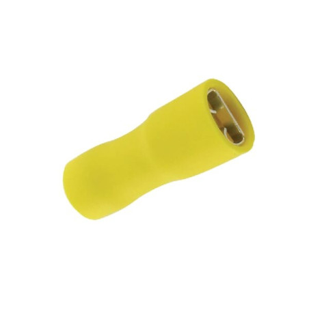 Douille fiche plate jaune UNIVERSEL LA9380KR