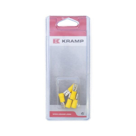 Douille fiche plate jaune UNIVERSEL KRLA9020P005
