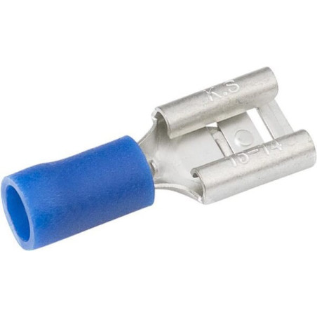 Douille fiche plate bleu UNIVERSEL LA9240KR