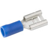 Douille fiche plate bleu UNIVERSEL LA9240KR
