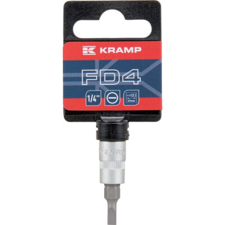 Douille de tournevis 1/4" 4,0mm UNIVERSEL 18060064240KR