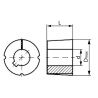 Douille de serrage 25mm OPTIBELT 100825TLKR