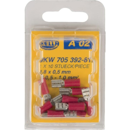 Douille de fiche plate HELLA 8KW705392812
