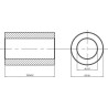 Douille 40x65x100mm UNIVERSEL 67404065KR