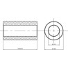 Douille 32x55x100mm UNIVERSEL 67403255KR