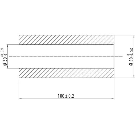 Douille 30x50x100mm UNIVERSEL 6740170AKR