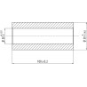 Douille 30x50x100mm UNIVERSEL 6740170AKR