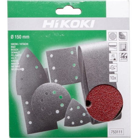 Disques abrasif diamètre 150mm HIKOKI 753111