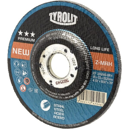 Disque abrasif TYROLIT 34353683