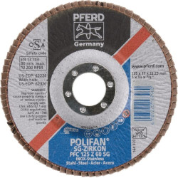 Disque abrasif à lamelles PFERD PFC125Z60SG