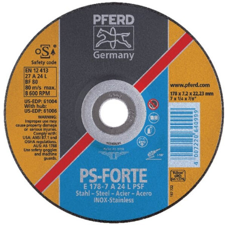 Disque à ébarber PFERD BD2307MP