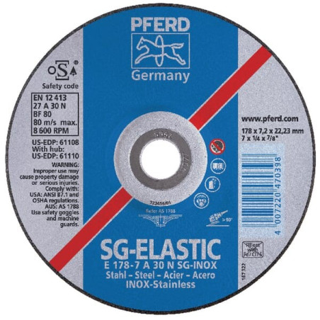 Disque à ébarber PFERD BD1257MPINOX