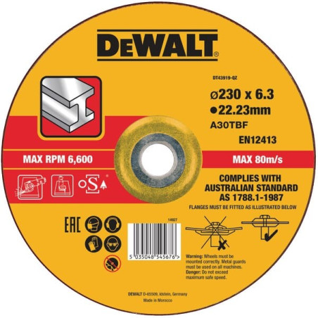 Disque à ébarber DEWALT DT43919QZ