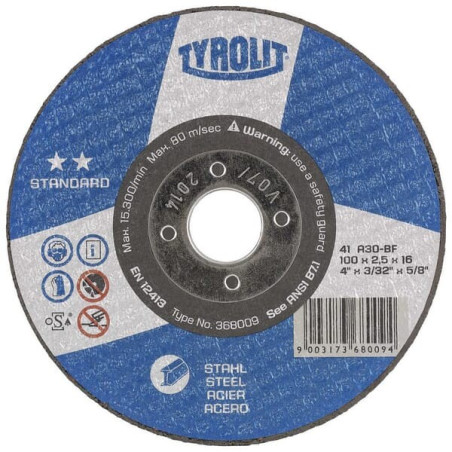 Disque à découper TYROLIT 367569