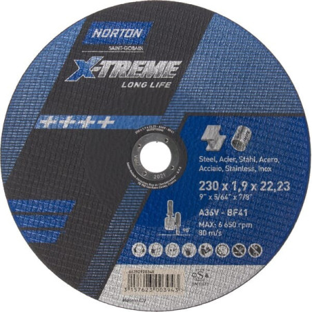 Disque à découper NORTON 66252920348