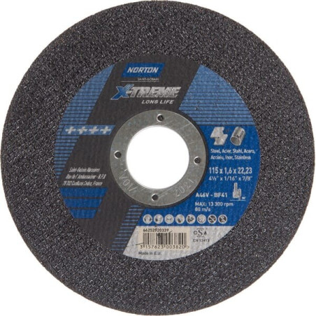 Disque à découper NORTON 66252920339