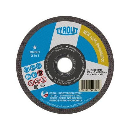 Disque à couper TYROLIT 34332877