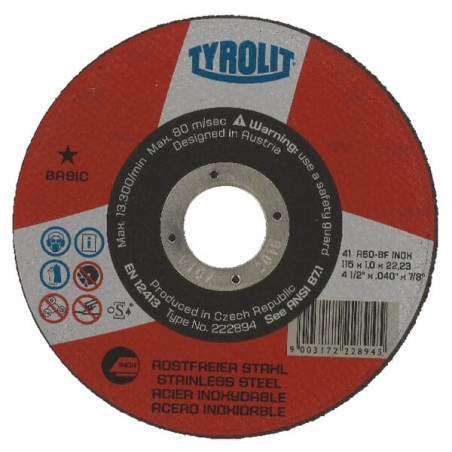 Disque à couper TYROLIT 34332868