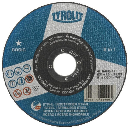 Disque à couper TYROLIT 223000NH