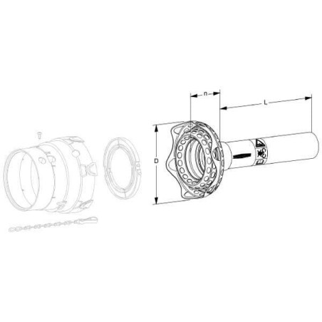 Demi-protection extérieur WALTERSCHEID PG201500AWWZFLEX