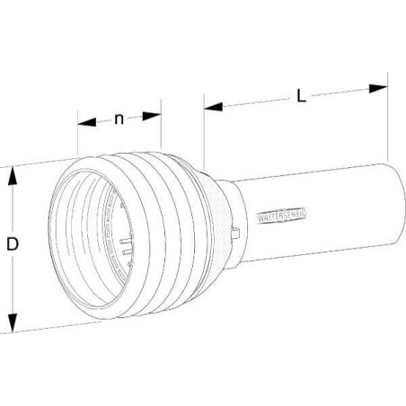 Demi-protection extérieur WALTERSCHEID PG201000A