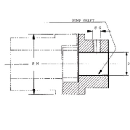 Demi accouplement de pompe MP-FILTRI GEP385