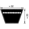 Courroie OPTIBELT VB328915