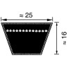 Courroie OPTIBELT VB252000