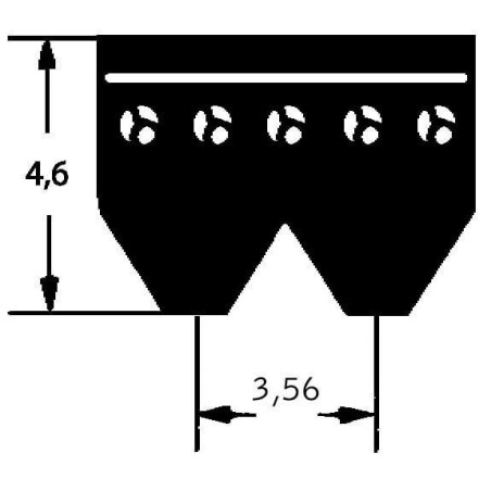 Courroie OPTIBELT 8PK915
