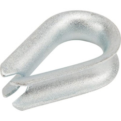Cosse-coeur zingué 25mm UNIVERSEL WT25