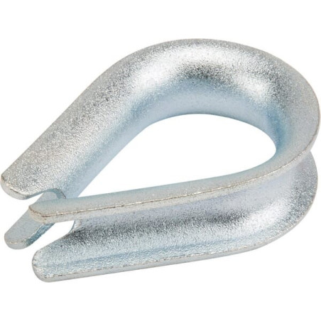 Cosse-coeur zingué 19mm UNIVERSEL WT19