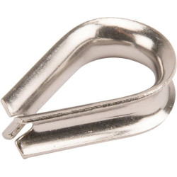 Cosse-coeur 8mm UNIVERSEL WT08RVS