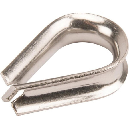 Cosse-coeur 8mm UNIVERSEL WT08RVS