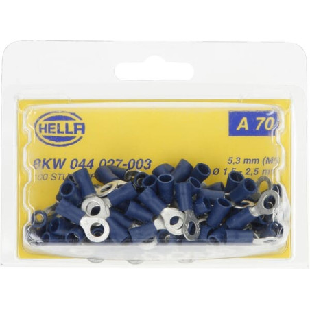 Cosse de câble bleue HELLA 8KW044027003