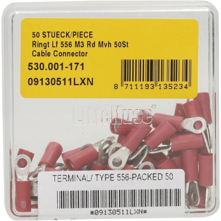 Cosse de câble à œillet rouge LITTELFUSE LF556