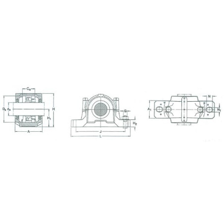 Corps de palier SKF SE510608SKF