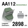 COURROIE AA112  Husqvarna - AYP 169178 - 532402009